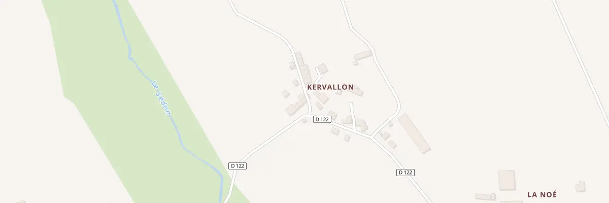 Plan du 5105 Kervallon à Billio