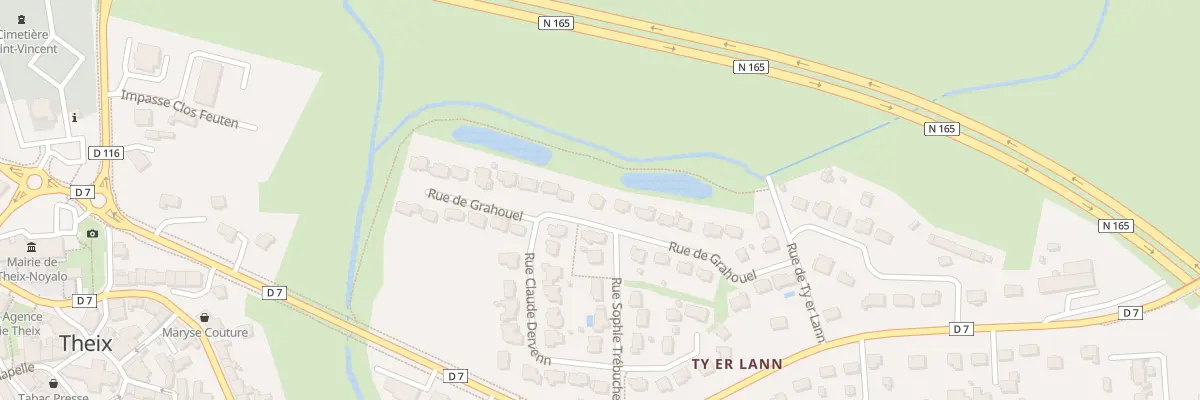 Plan du 16 Rue de Grahouel à Theix-Noyalo