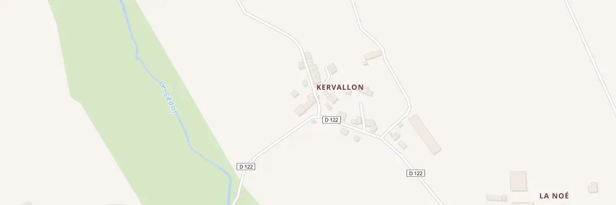 Plan du 5107 Kervallon à Billio