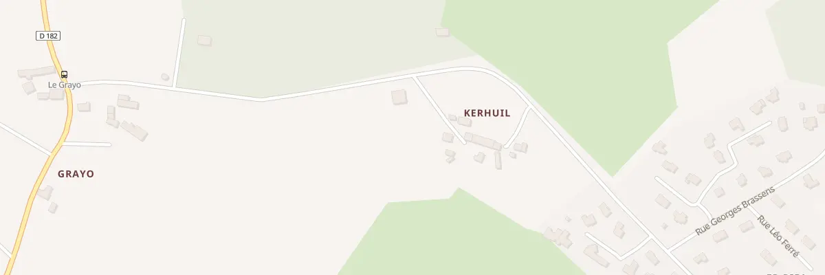 Plan du 6328 Kerhuil à Saint-Nolff