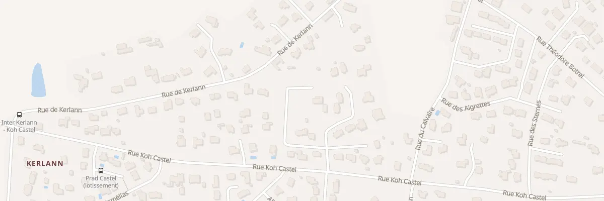 Plan de la Rue Koh Castel à Surzur