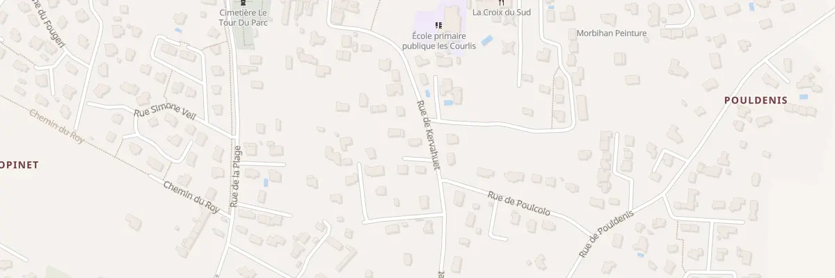 Plan du 2 Imp des Ajoncs au Tour-du-Parc