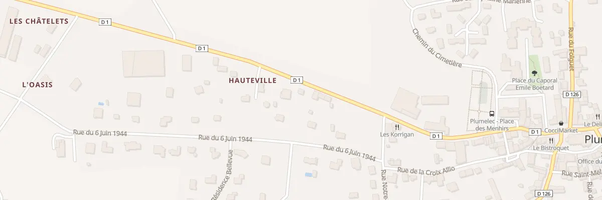 Plan du 5777 Hauteville à Plumelec