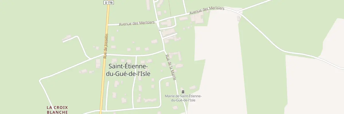 Plan du 3 Rue de la Mairie à Saint-Étienne-du-Gué-de-l’Isle