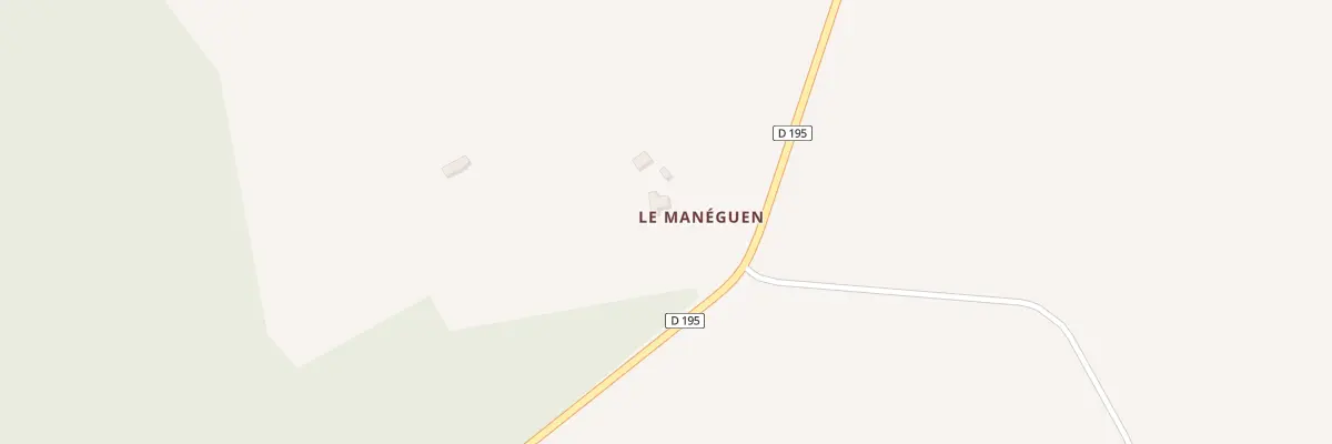Plan du 5553 Le Maneguen à Surzur
