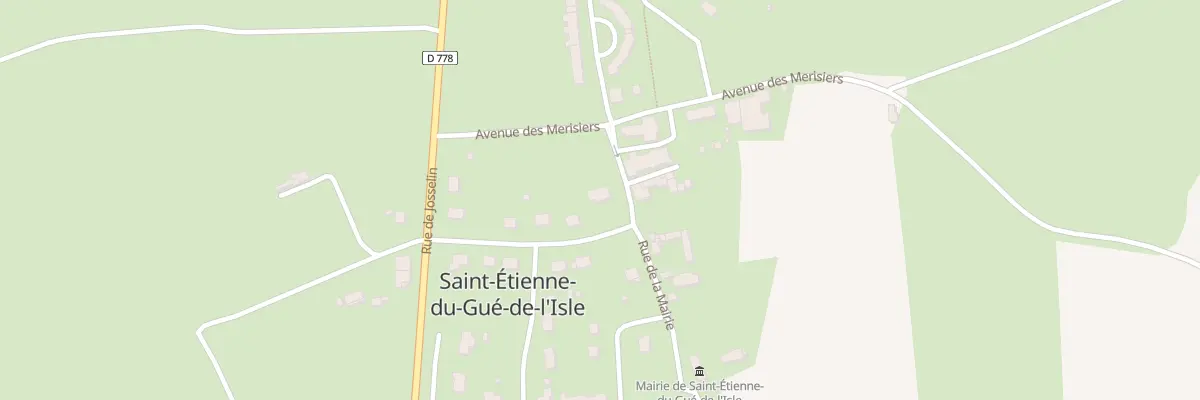Plan du 2 Rue du Dix Neuf Mars 1962 à Saint-Étienne-du-Gué-de-l’Isle