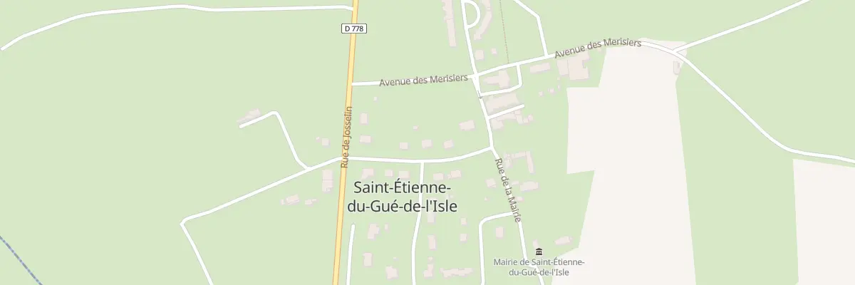 Plan du 6 Rue du Dix Neuf Mars 1962 à Saint-Étienne-du-Gué-de-l’Isle