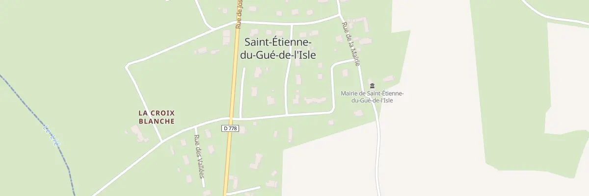 Plan du 12 Rue des Bruyeres à Saint-Étienne-du-Gué-de-l’Isle