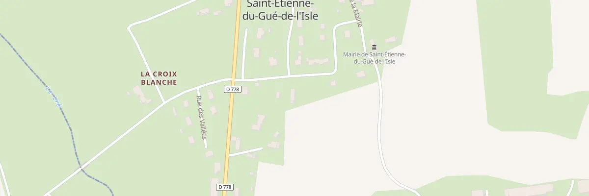 Plan du 13 Rue des Bruyeres à Saint-Étienne-du-Gué-de-l’Isle