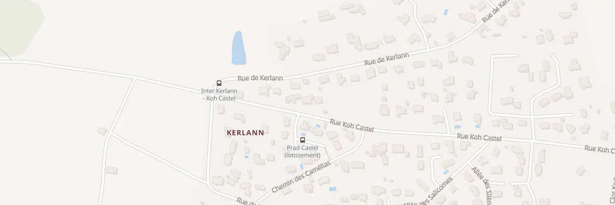 Plan du 72 Rue Koh Castel à Surzur