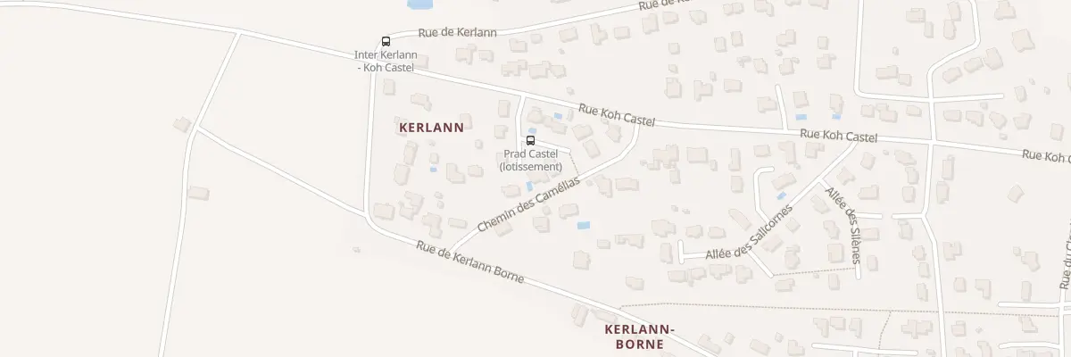 Plan du 6282 Rue Koh Castel à Surzur