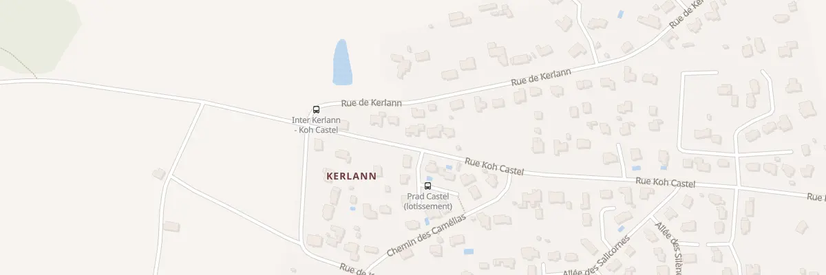 Plan du 74 Rue Koh Castel à Surzur