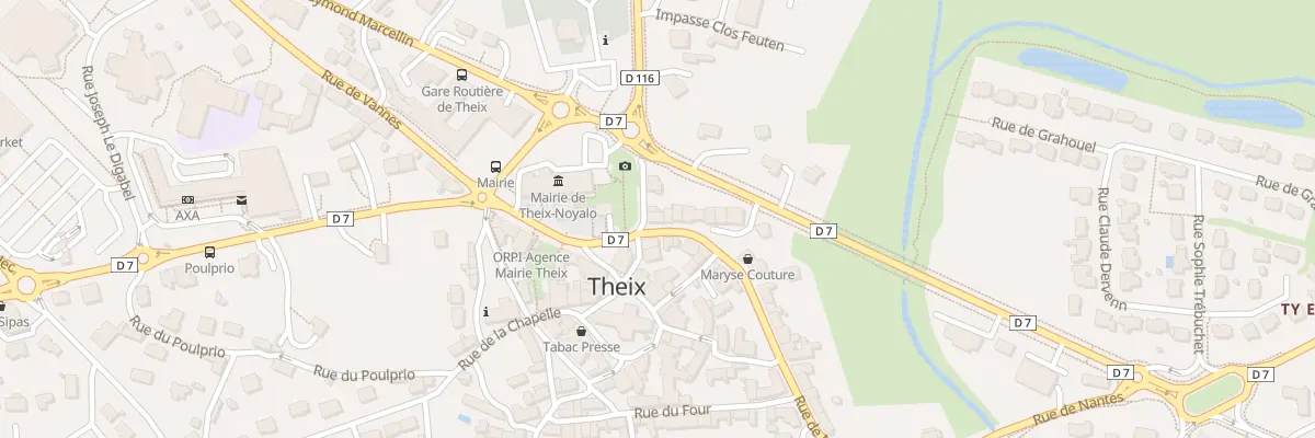 Plan du 3 Rue de Nantes à Theix-Noyalo