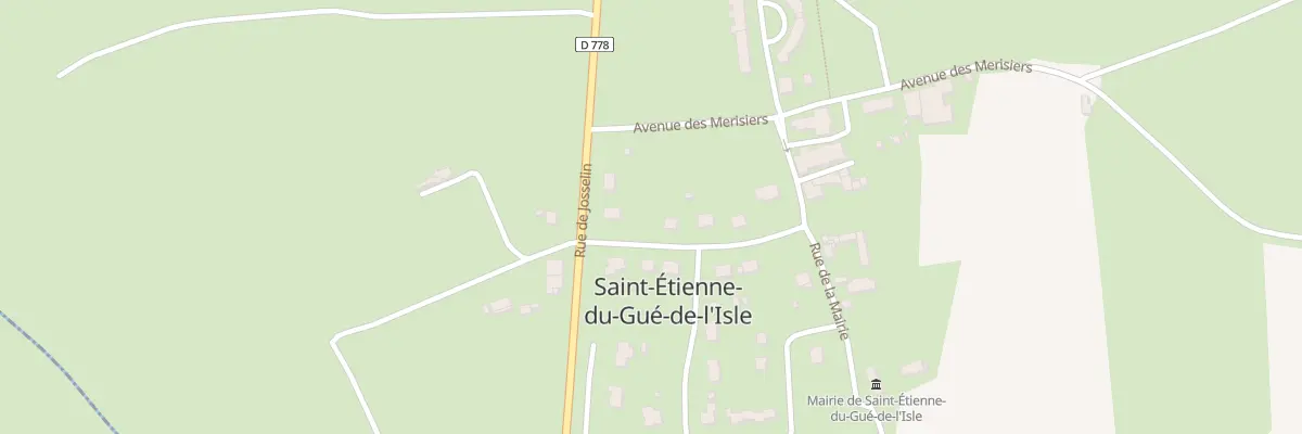Plan du 8 Rue du Dix Neuf Mars 1962 à Saint-Étienne-du-Gué-de-l’Isle