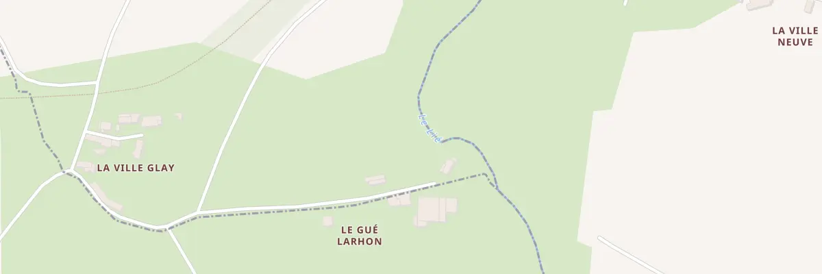 Plan du 19 Le Gue Laron à La Prénessaye