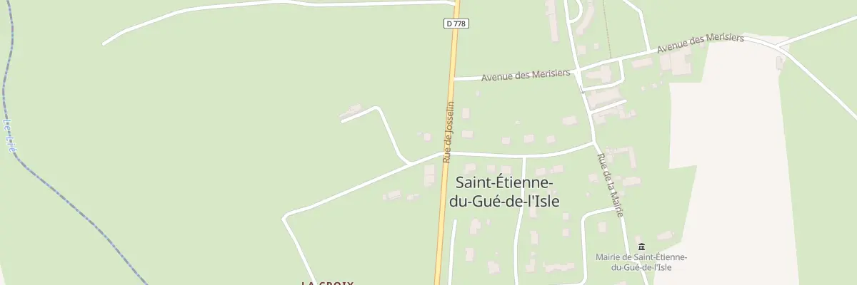 Plan du 2 Rue de Josselin à Saint-Étienne-du-Gué-de-l’Isle