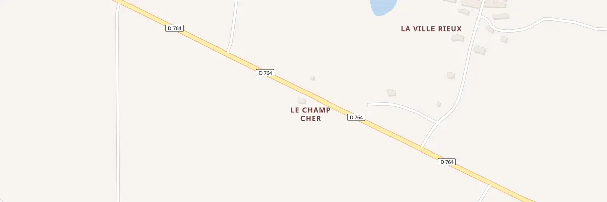 Plan du 1 Le Champ Cher à Pleugriffet