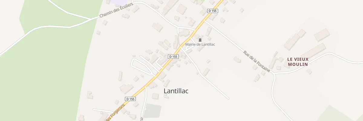 Plan du 1 Rue des Forgerons à Lantillac