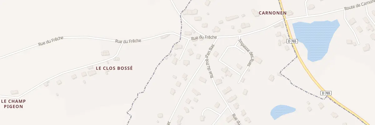 Plan du 3 Imp du Pré Macé à Quessoy