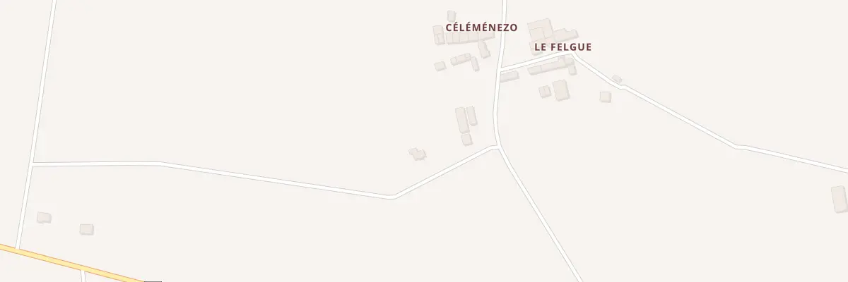 Plan du 5968 Le Felgué à Plumelec