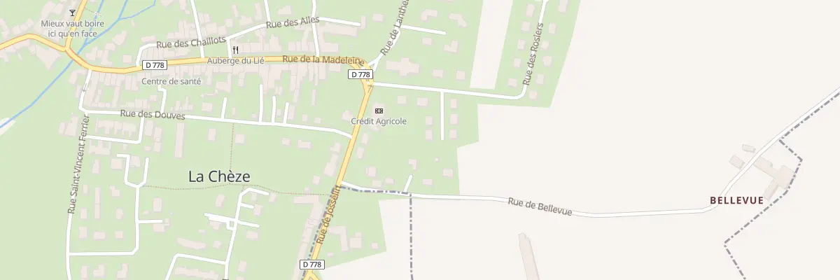 Plan du 4 Rue des Lilas à La Chèze