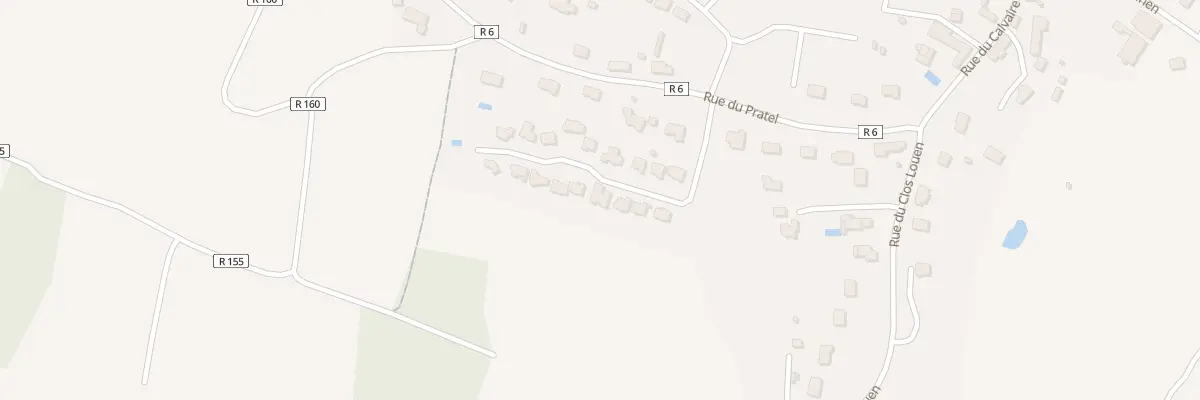 Plan du 7 All du Jardin des Pres à Treffléan