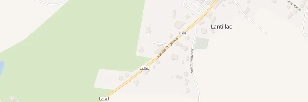 Plan du 20 Rue des Forgerons à Lantillac