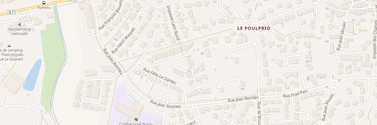 Plan du 9 Rue Typhaine Raguenel à Theix-Noyalo