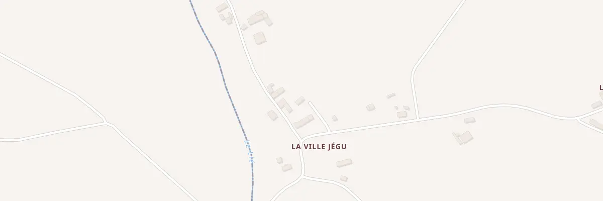 Plan du 14 La Ville Jegu à Plumieux
