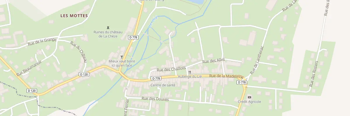 Plan du 2 Rue du Moulin à La Chèze