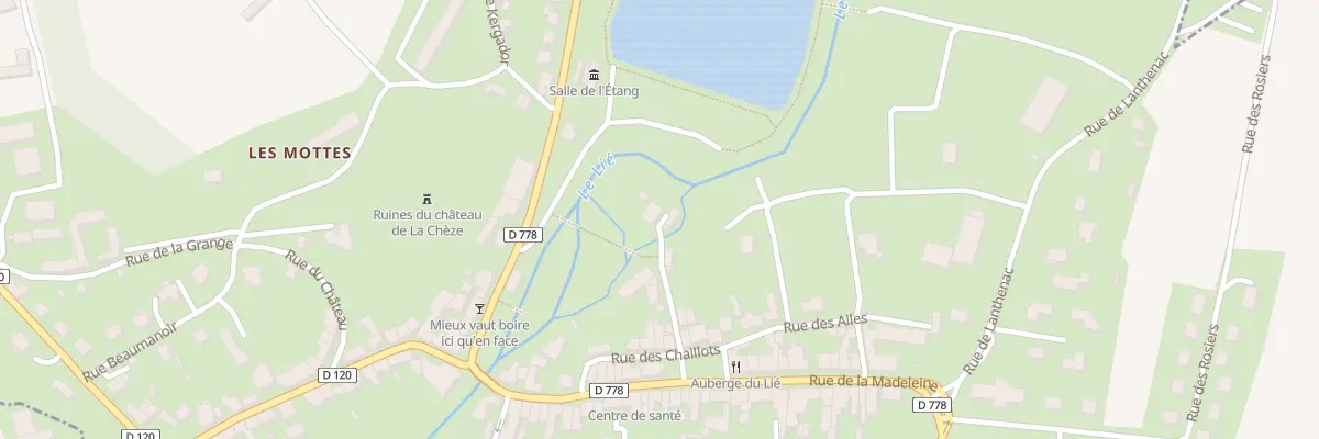 Plan du 6 Rue du Moulin à La Chèze
