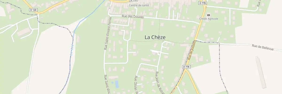 Plan du 8 Rue Marie de Lorraine à La Chèze