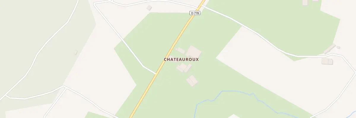 Plan du 5035 Chateauroux à Billio