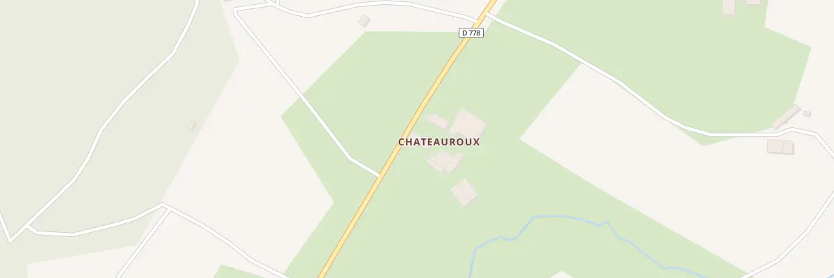 Plan du 5034 Chateauroux à Billio