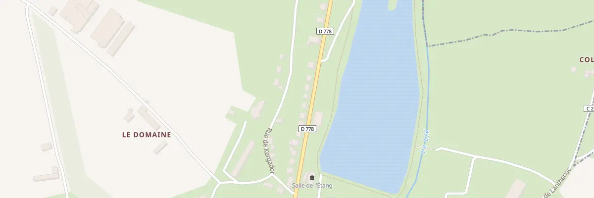 Plan du 33 Rue de Loudéac à La Chèze