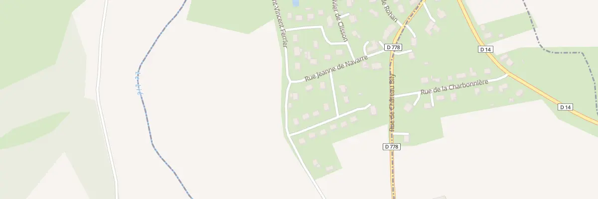 Plan du 7 Rue St Vincent Ferrier à La Chèze
