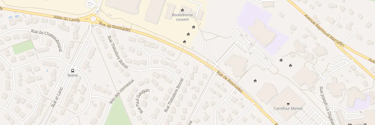 Plan du 20 Rue Théodore Botrel à Theix-Noyalo