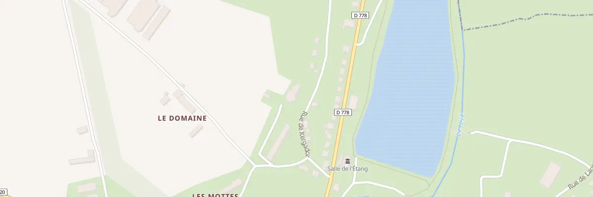 Plan du 3B Rue de Kergador à La Chèze