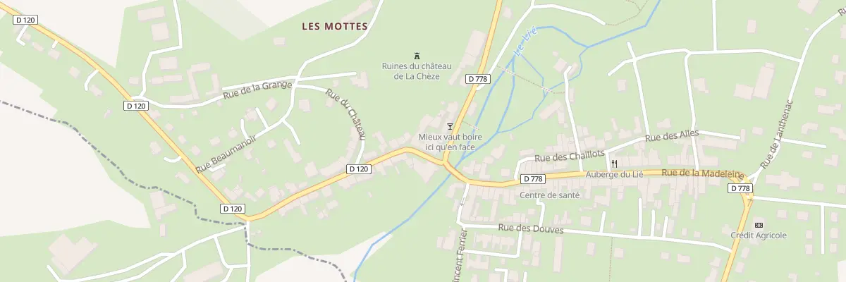 Plan du 4 Rue de Rohan à La Chèze