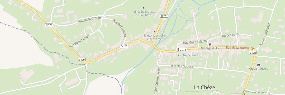 Plan du 5 Rue de Rohan à La Chèze
