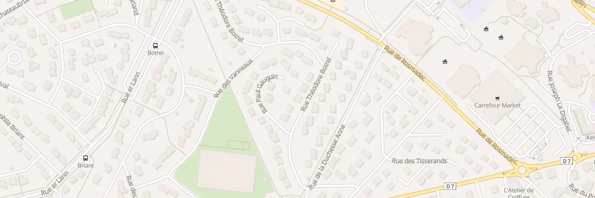 Plan du 5 Rue Théodore Botrel à Theix-Noyalo