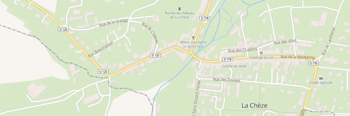 Plan du 7 Rue de Rohan à La Chèze
