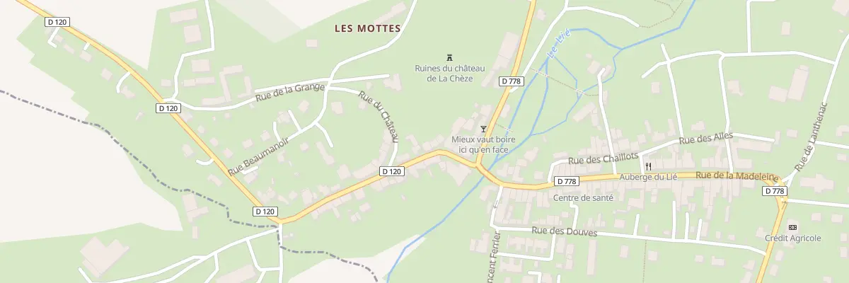 Plan du 12 Rue de Rohan à La Chèze