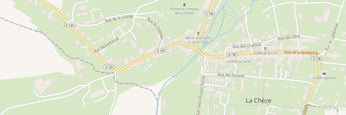Plan du 11 Rue de Rohan à La Chèze