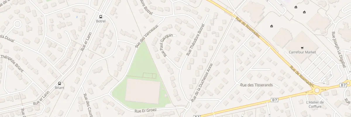Plan du 1 Rue Théodore Botrel à Theix-Noyalo
