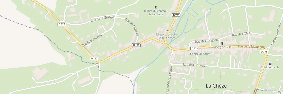 Plan du 13 Rue de Rohan à La Chèze