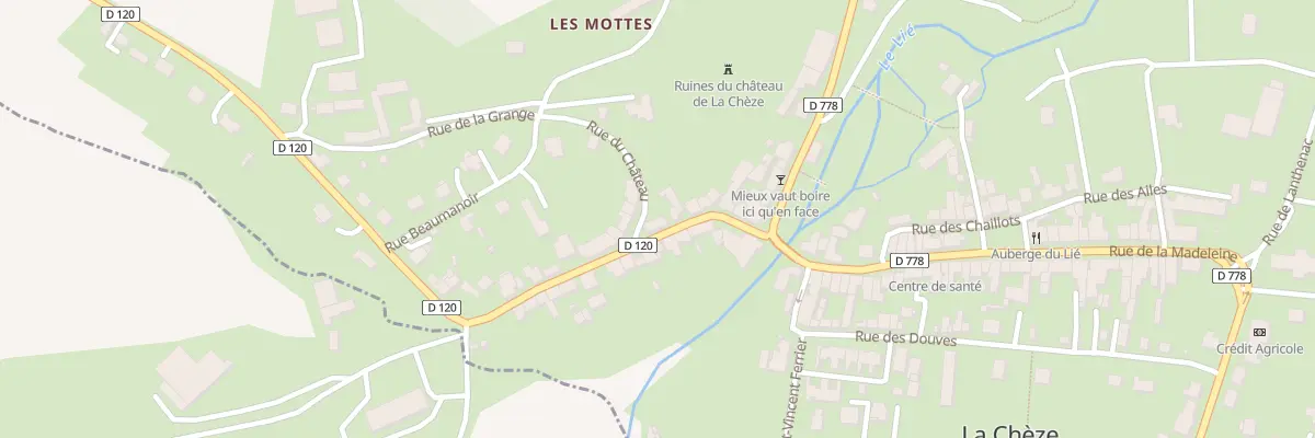 Plan du 14 Rue de Rohan à La Chèze