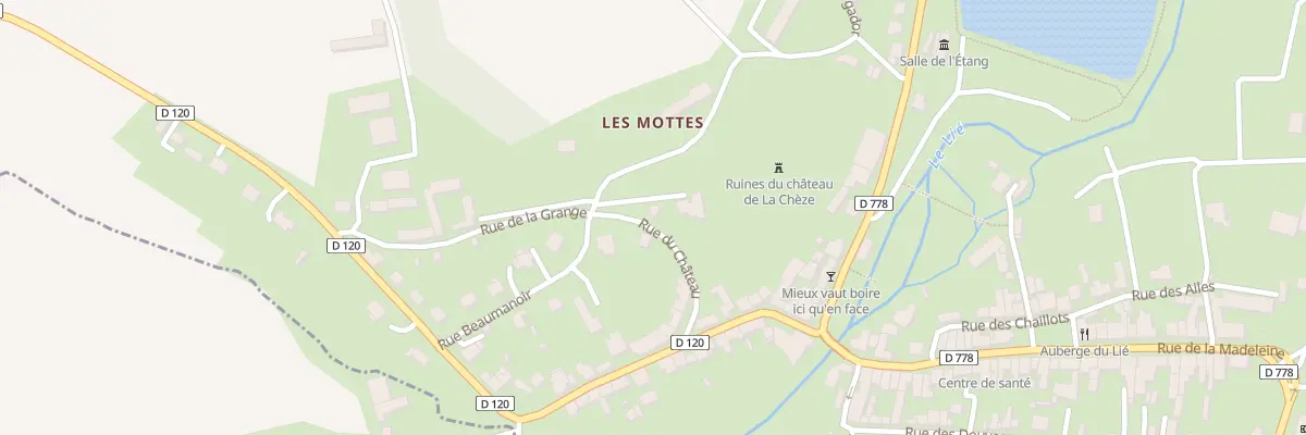 Plan du 5266 Rue de la Grange à La Chèze