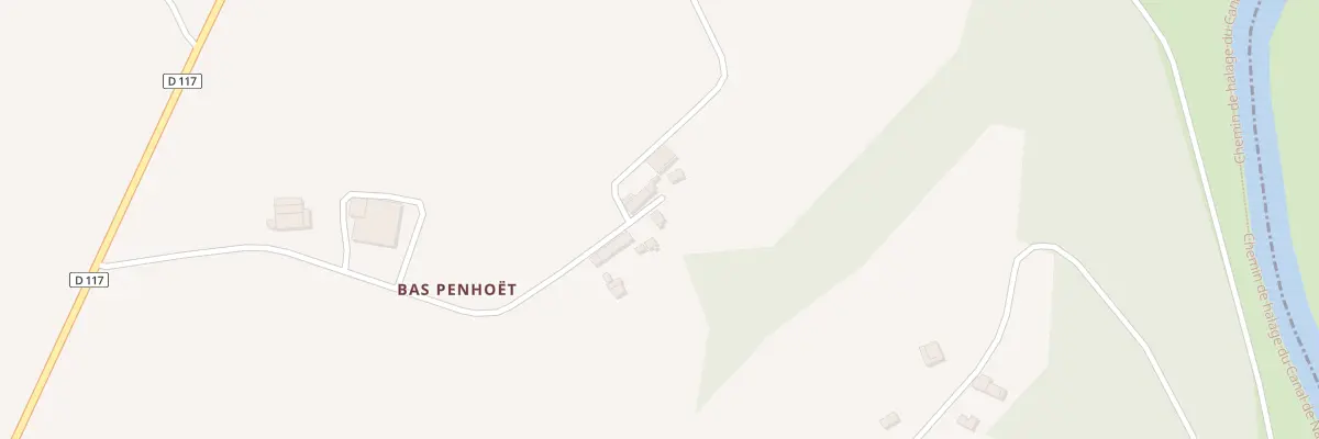 Plan du 5726 Bas Penhoët à Pleugriffet
