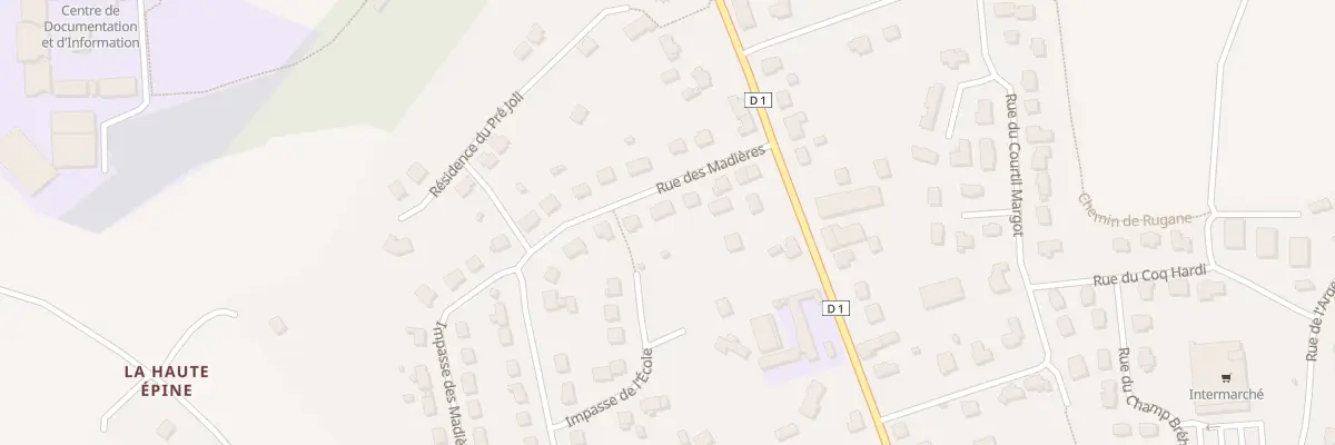 Plan du 3 Rue des Madières à Quessoy